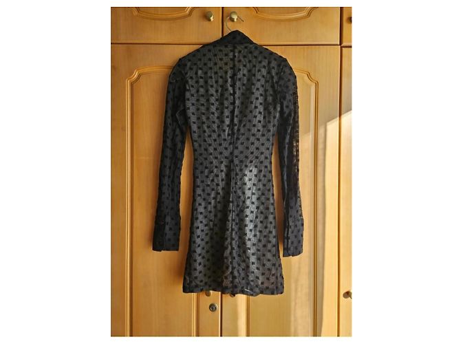 Autre Marque MISBHV Schwarzes Viscose Kleid Größe S - Ansicht 5