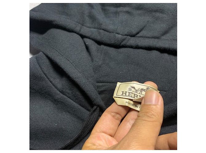 Constance Hermès Zio hoodie with soft inner Black - view 3