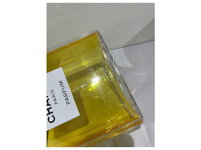 Giant Chanel N*5 Perfume Dummy Bottle White Yellow - view 5