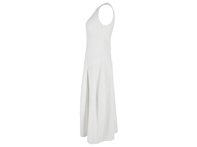 Abito scolpito in maglia Boucle Tibi in poliestere bianco - vista 2