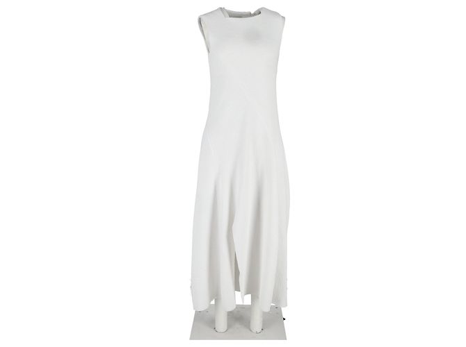 Abito scolpito in maglia Boucle Tibi in poliestere bianco - vista 4