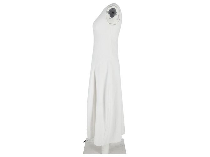 Abito scolpito in maglia Boucle Tibi in poliestere bianco - vista 5