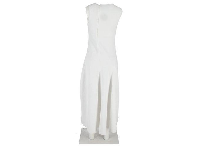 Abito scolpito in maglia Boucle Tibi in poliestere bianco - vista 6