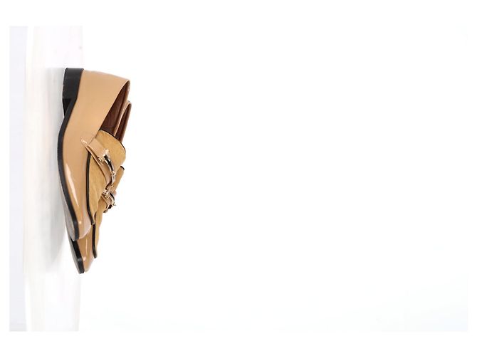 Autre Marque Newbark Melanie Slipper aus beigem Lackleder - Ansicht 11