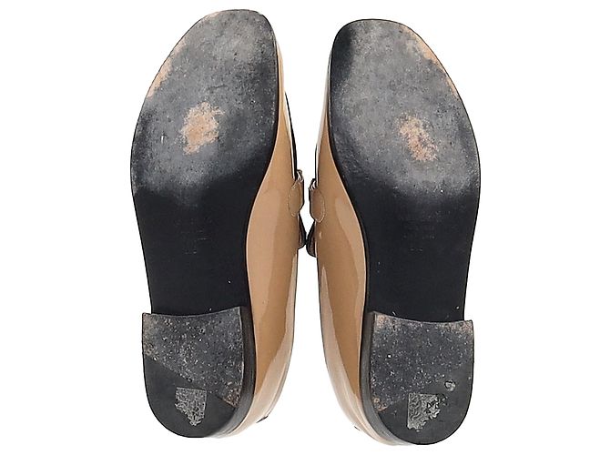 Autre Marque Newbark Melanie Slipper aus beigem Lackleder - Ansicht 7