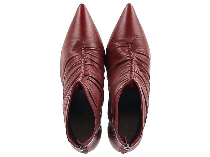 Botines Susanna de cuero rojo de Alexandre Birman Roja - vista 3