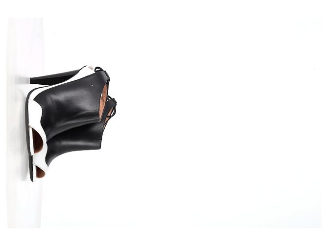 Stivaletti Damier Slingback di Roland Mouret in pelle nera Nero - vista 12