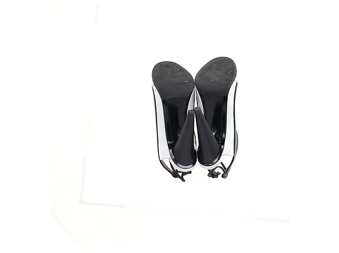 Stivaletti Damier Slingback di Roland Mouret in pelle nera Nero - vista 14