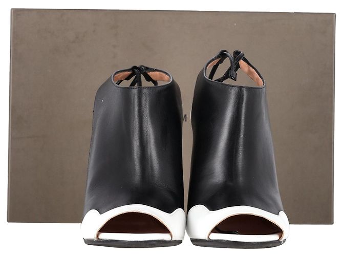 Stivaletti Damier Slingback di Roland Mouret in pelle nera Nero - vista 2