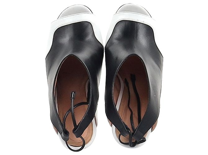 Stivaletti Damier Slingback di Roland Mouret in pelle nera Nero - vista 4