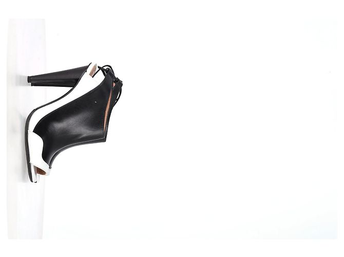 Stivaletti Damier Slingback di Roland Mouret in pelle nera Nero - vista 8