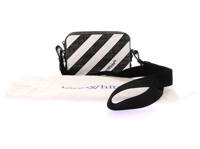 Off White OFF-WHITE Taschen T. Baumwolle Grau - Ansicht 7