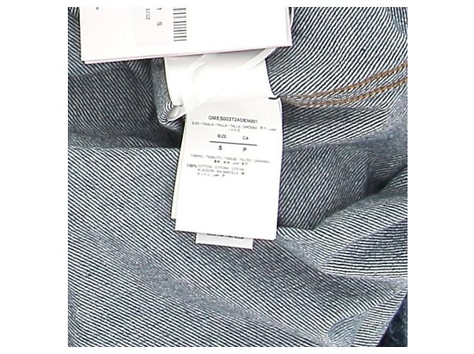 Off White Camicie OFF-WHITE T.International S Cotone Blu - vista 7