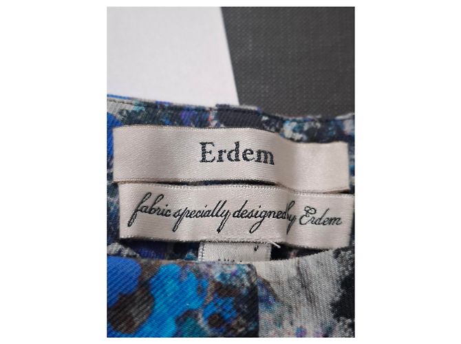 Pantalones Slim Erdem en algodón con estampado floral - vista 6