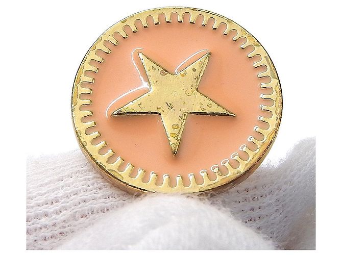 Orecchini con motivo a stella Chanel Coco Mark D'oro - vista 5