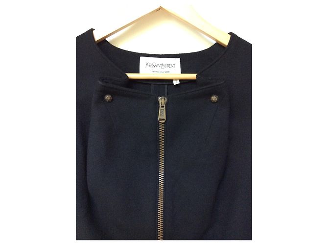 Kurze schwarze Jacke Herbst/Winter 2008 Yves Saint Laurent - Ansicht 3