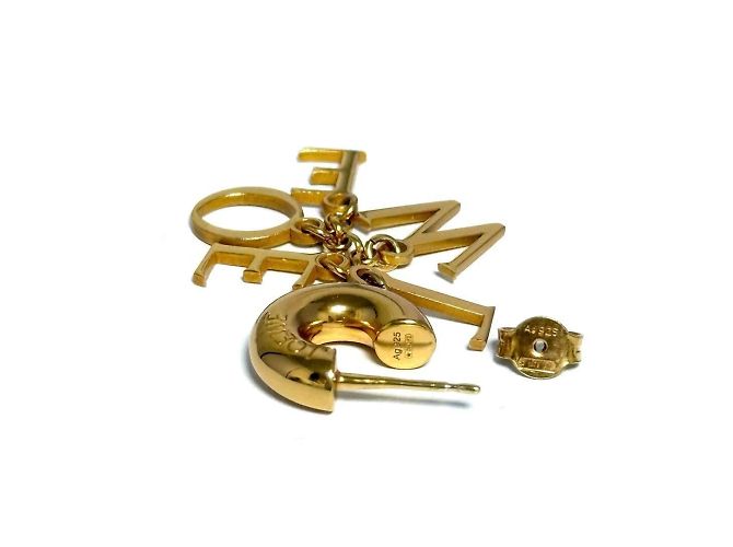Orecchini a goccia d'oro per donna Loewe - vista 5
