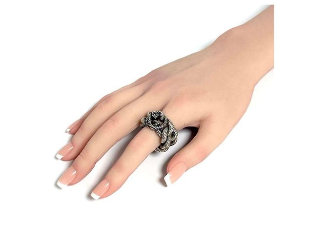 Anello Gourmet Chain da uomo Gucci - vista 10
