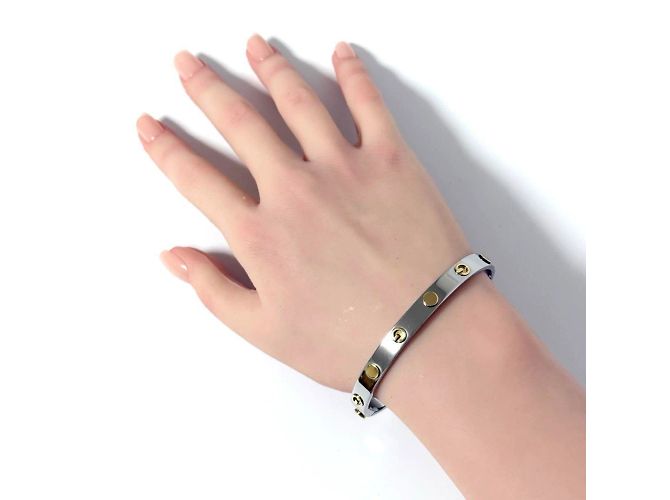 Bracciale in acciaio inossidabile Gucci - vista 10