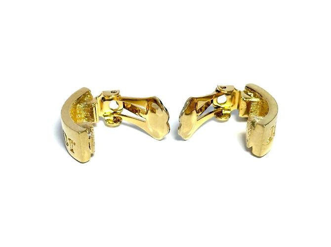 Orecchini Clip Logo Christian Dior per donne D'oro - vista 7