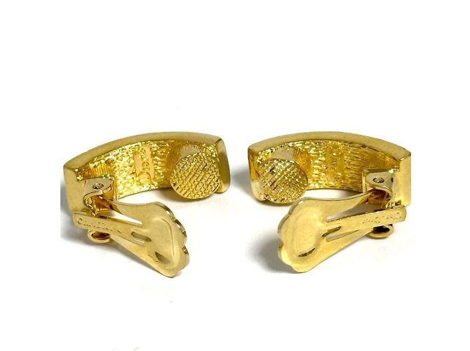 Orecchini Clip Logo Christian Dior per donne D'oro - vista 8