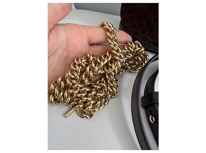Gucci Marmont Ketteneimer Klein Dunkelbraun - Ansicht 6