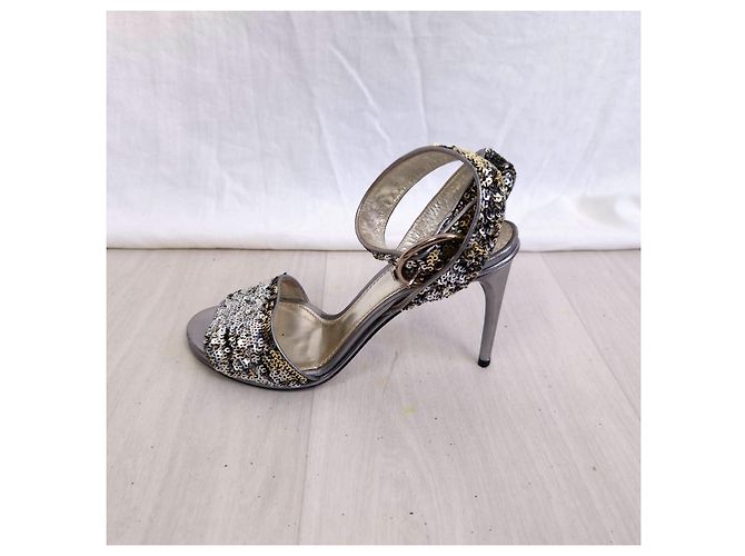 Scarpe con paillettes Dolce & Gabbana Argento - vista 6