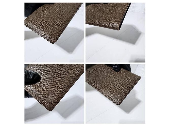 Louis Vuitton Taiga Leder Bifold Langbörse Braun - Ansicht 10