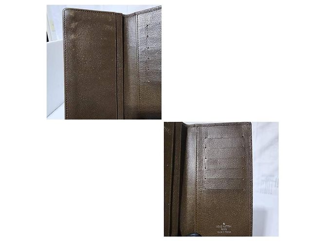 Louis Vuitton Taiga Leder Bifold Langbörse Braun - Ansicht 12