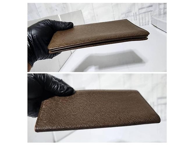 Louis Vuitton Taiga Leder Bifold Langbörse Braun - Ansicht 4