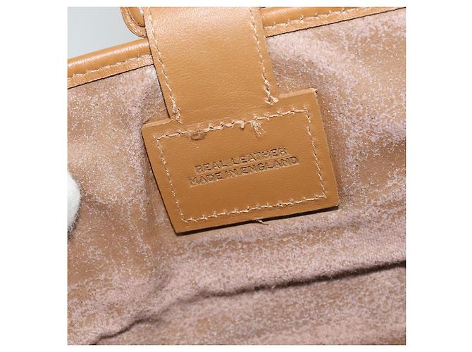 Autre Marque Borsa a spalla Burberrys Nova Check in tela pelle beige oro Auth ep7522 D'oro - vista 19