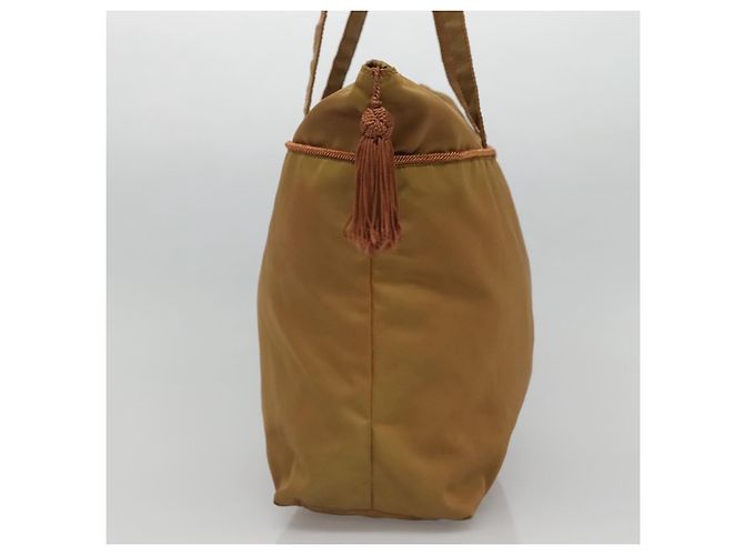 PRADA Borsa Tote Nylon Marrone Auth yb765 - vista 5