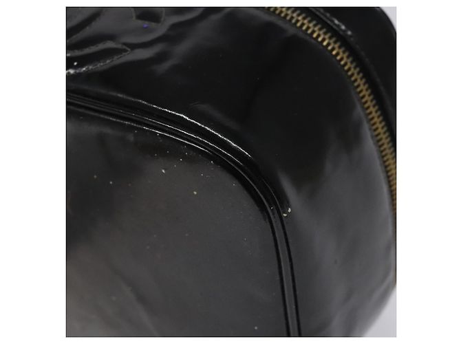 CHANEL Vanity Pouch Smalto Nero Oro CC Auth BD285 D'oro - vista 10