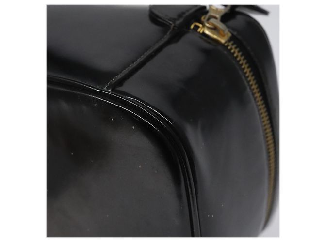 CHANEL Vanity Pouch Smalto Nero Oro CC Auth BD285 D'oro - vista 12