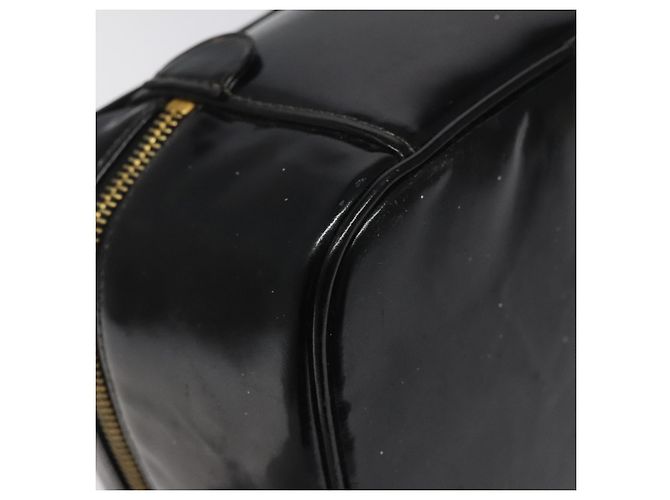 CHANEL Vanity Pouch Smalto Nero Oro CC Auth BD285 D'oro - vista 13