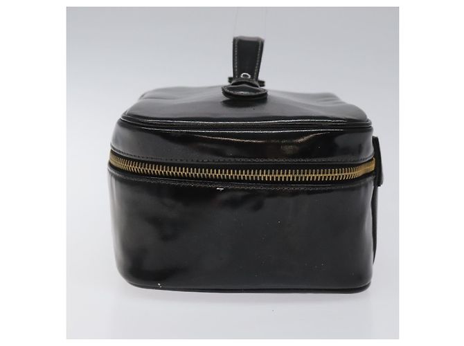 CHANEL Vanity Pouch Smalto Nero Oro CC Auth BD285 D'oro - vista 5