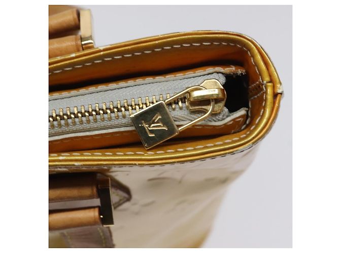 LOUIS VUITTON Monogram Vernis Houston Borsa a Mano Grigia M91053 LV Auth bs22715 Grigio - vista 10