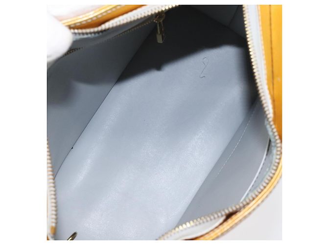 LOUIS VUITTON Monogram Vernis Houston Borsa a Mano Grigia M91053 LV Auth bs22715 Grigio - vista 11