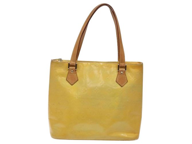 LOUIS VUITTON Monogram Vernis Houston Borsa a Mano Grigia M91053 LV Auth bs22715 Grigio - vista 13