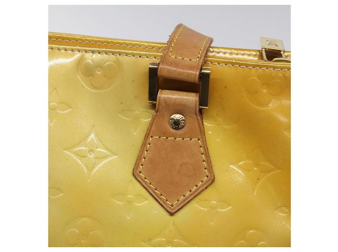 LOUIS VUITTON Monogram Vernis Houston Borsa a Mano Grigia M91053 LV Auth bs22715 Grigio - vista 17
