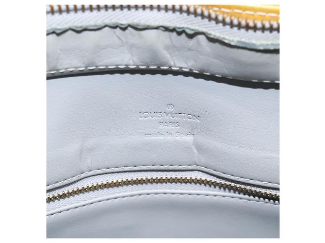 LOUIS VUITTON Monogram Vernis Houston Borsa a Mano Grigia M91053 LV Auth bs22715 Grigio - vista 18