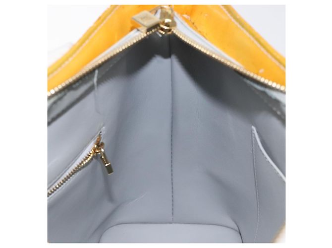 LOUIS VUITTON Monogram Vernis Houston Borsa a Mano Grigia M91053 LV Auth bs22715 Grigio - vista 19