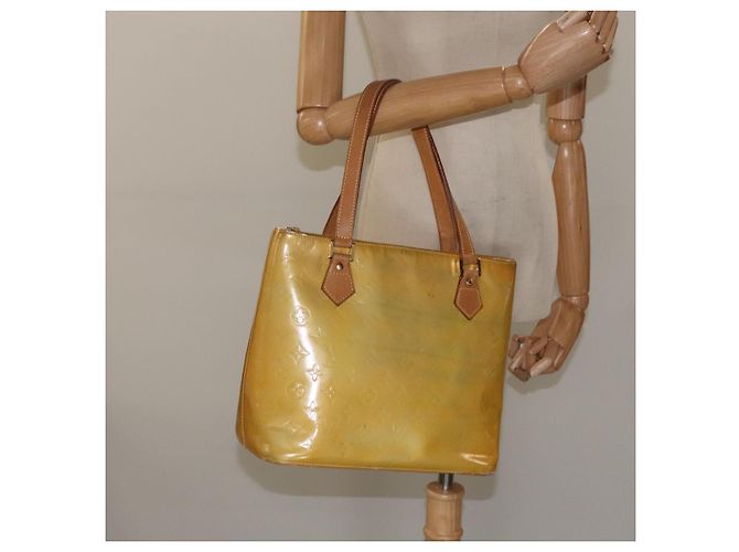 LOUIS VUITTON Monogram Vernis Houston Borsa a Mano Grigia M91053 LV Auth bs22715 Grigio - vista 23