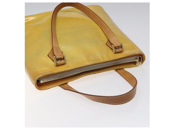 LOUIS VUITTON Monogram Vernis Houston Borsa a Mano Grigia M91053 LV Auth bs22715 Grigio - vista 6