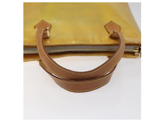 LOUIS VUITTON Monogram Vernis Houston Borsa a Mano Grigia M91053 LV Auth bs22715 Grigio - vista 7