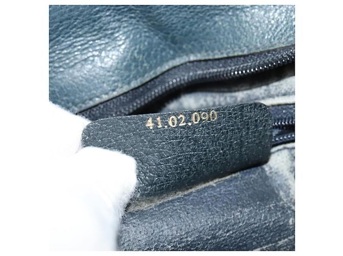 GUCCI GG Supreme Sherry Line Borsa a Spalla PVC Blu Navy Rosso 41 02 090 Auth bs22750 - vista 22