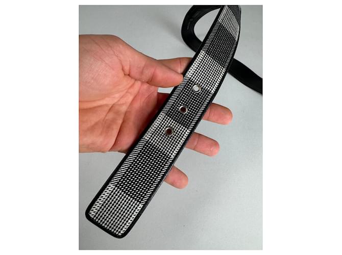 Cintura in pelle vintage Givenchy Grigio - vista 4