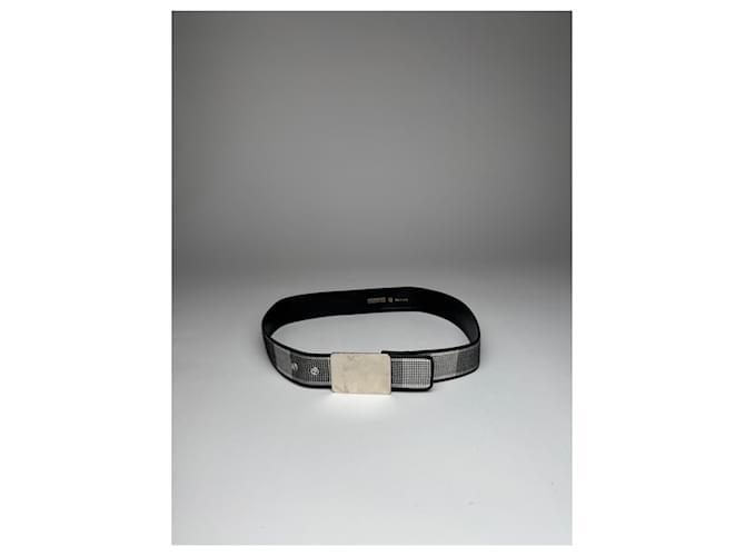 Cintura in pelle vintage Givenchy Grigio - vista 7