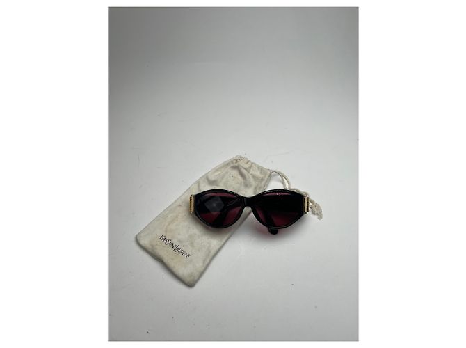 Occhiali da sole vintage Yves Saint Laurent viola Porpora - vista 5