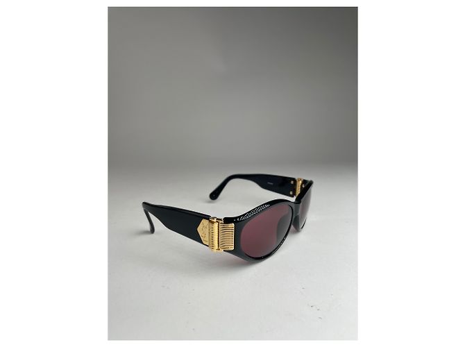 Occhiali da sole vintage Yves Saint Laurent viola Porpora - vista 7